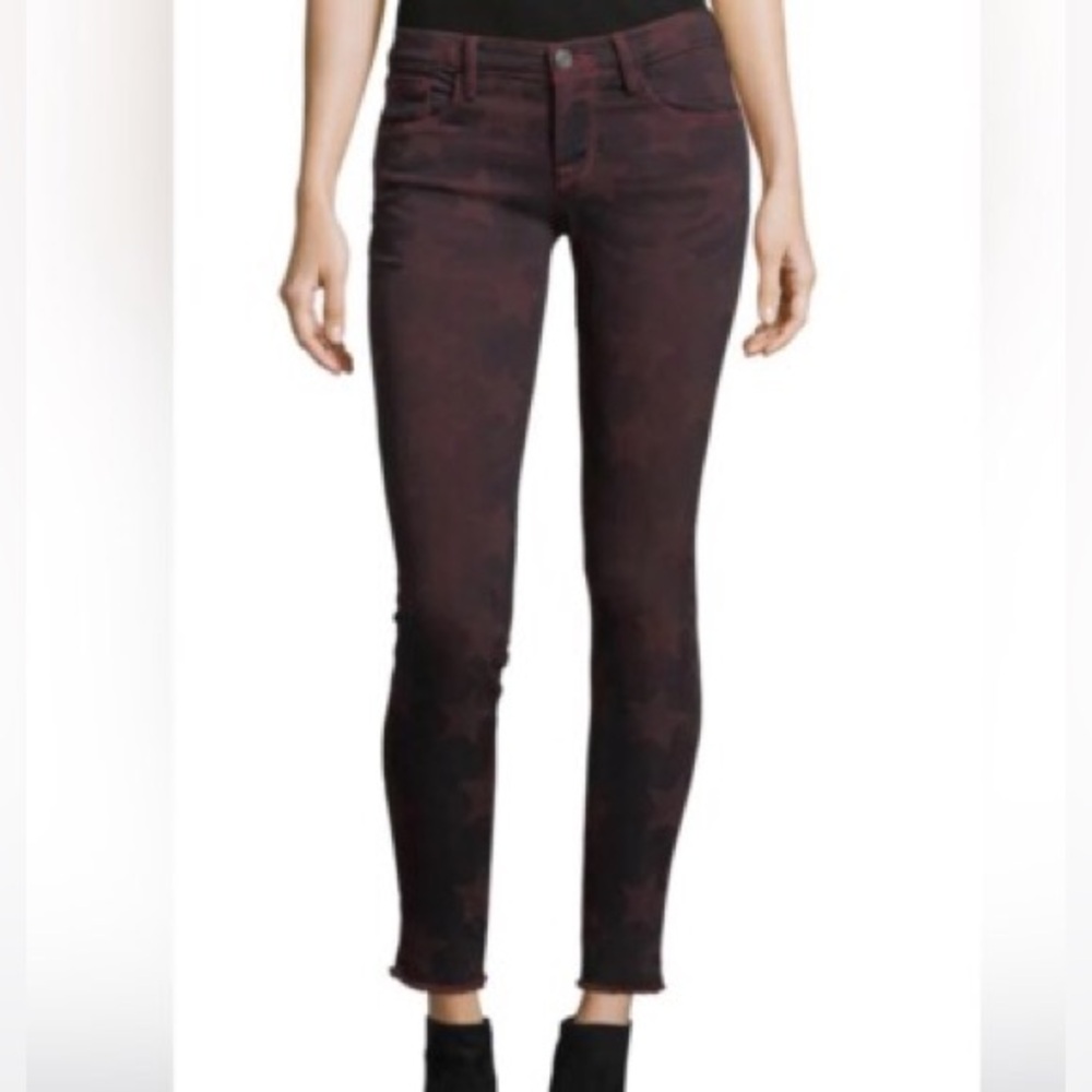 Etienne Marcel Roos Red Star Skinny Low-Rise Jeans- NWT